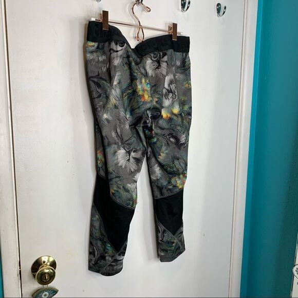 Adidas techfit climacool floral cropped leggings wide Adidas logo - Picture 1 of 7